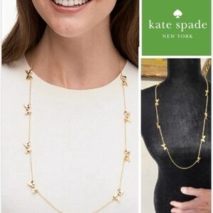 Kate Spade mini‎ bow necklace NWT